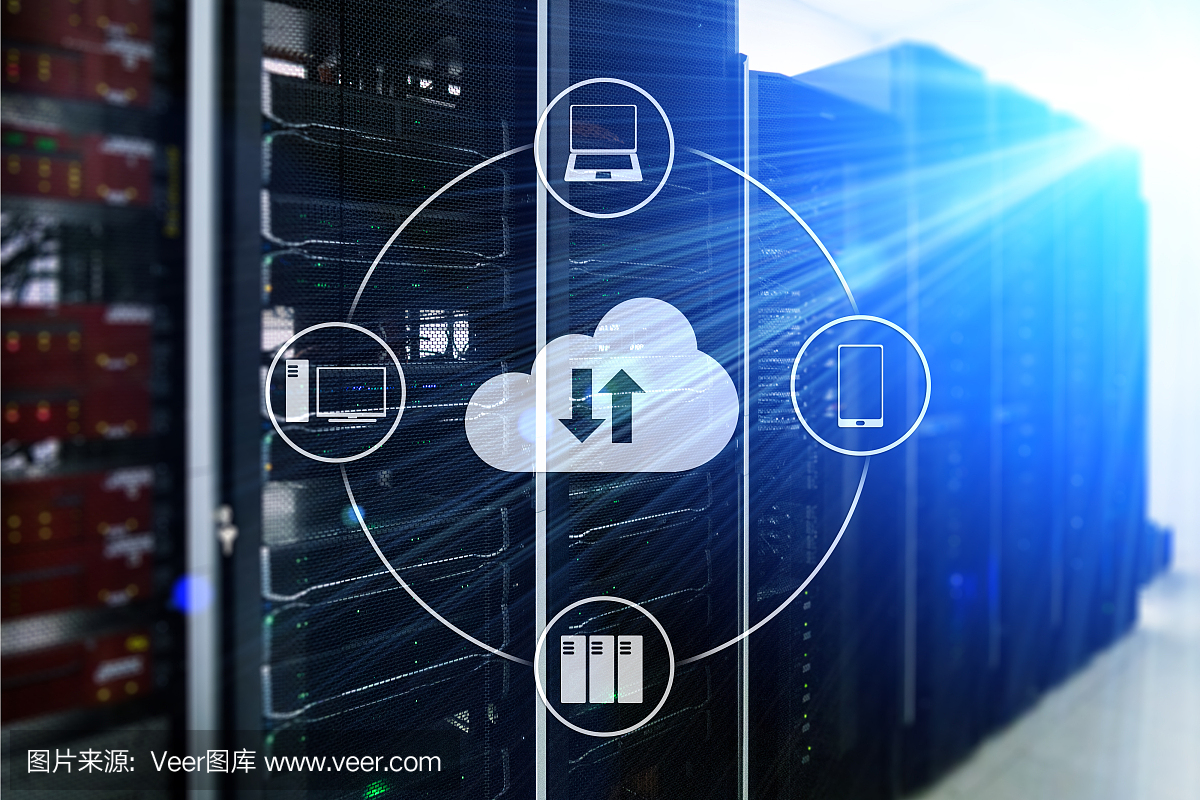 云服務(wù)器與計(jì)算、數(shù)據(jù)存儲(chǔ)與處理。互聯(lián)網(wǎng)和技術(shù)的概念。